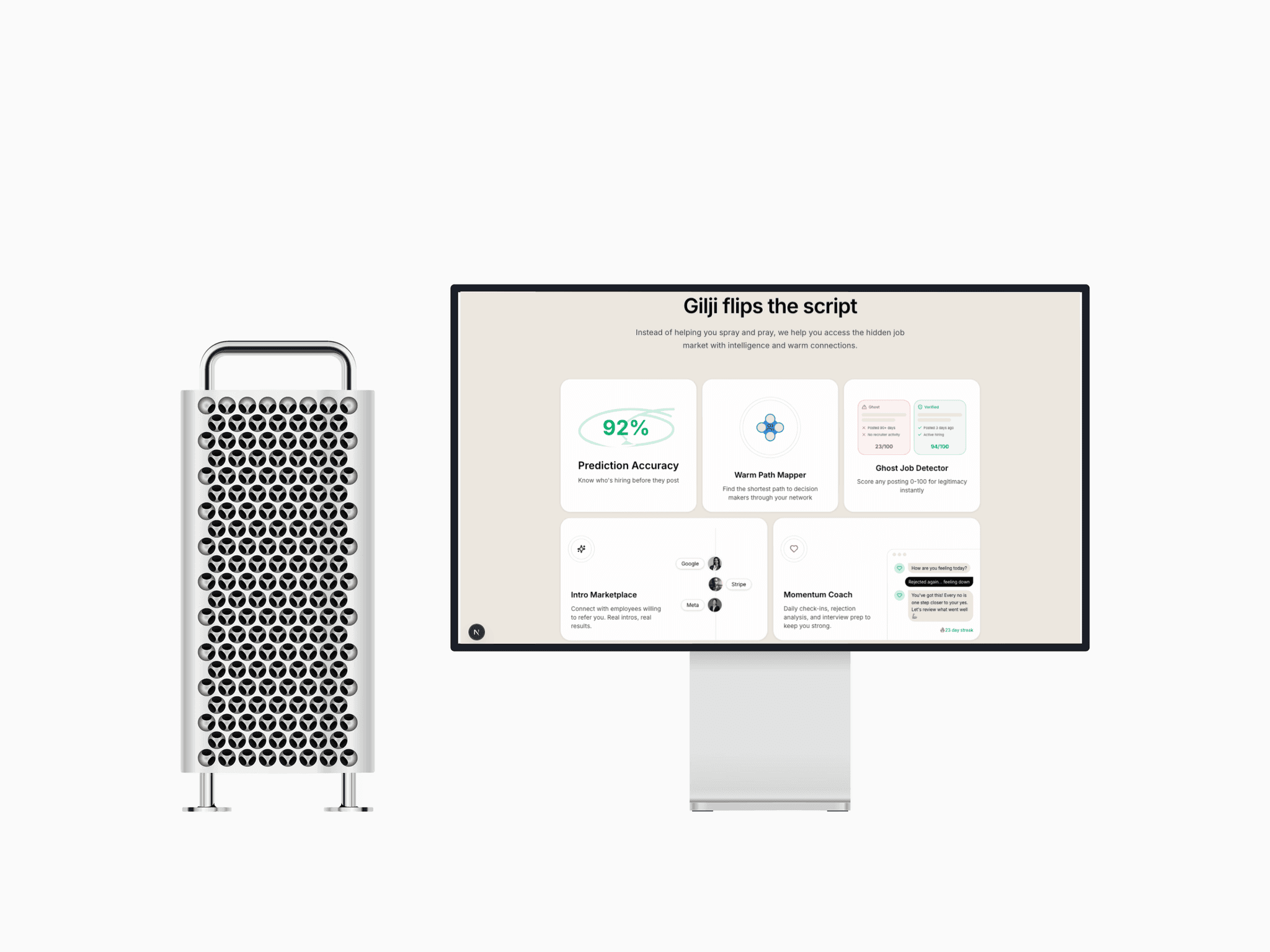 Mac Pro showing Gilji solution section