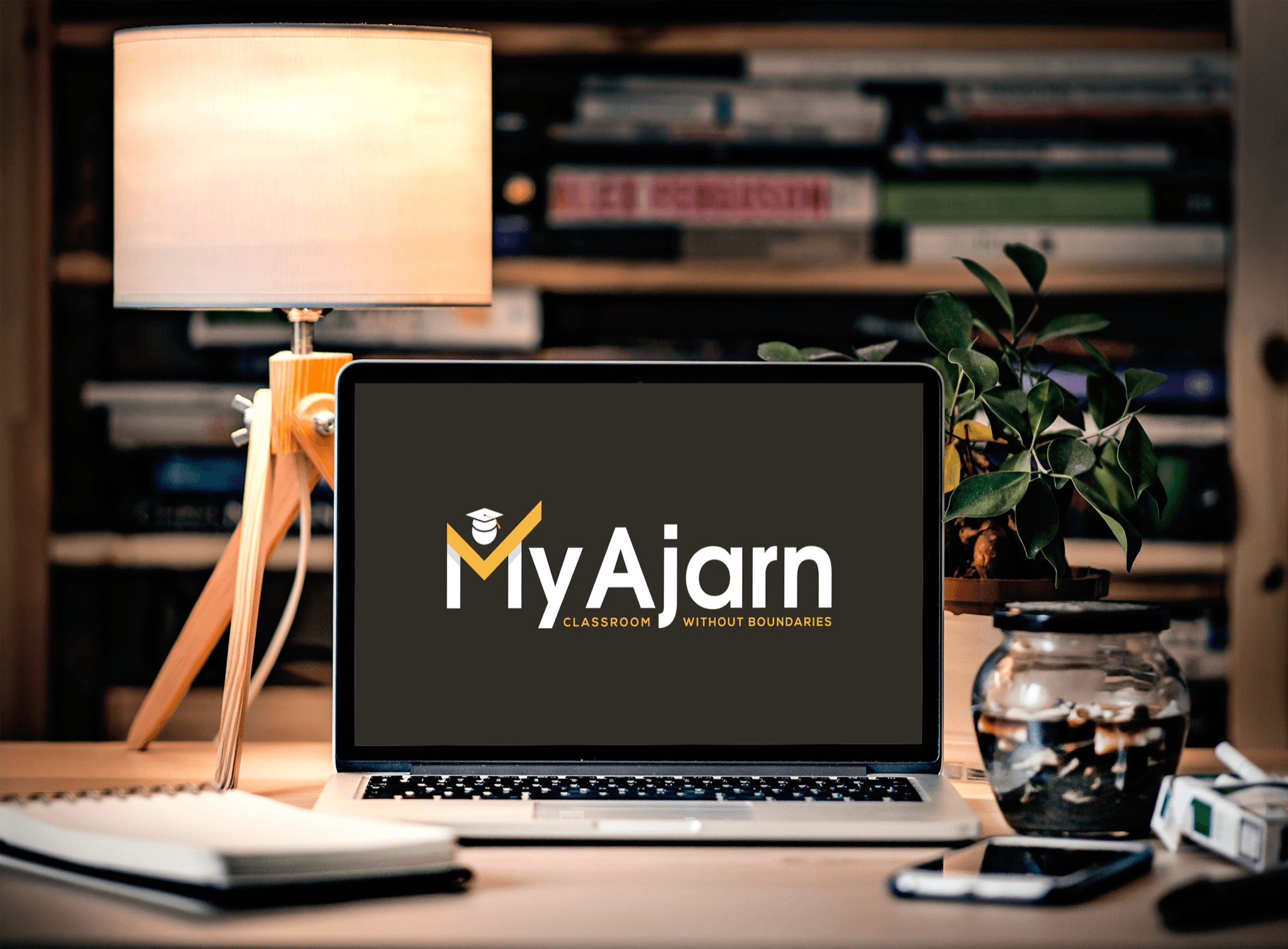 MyAjarn Logo on Building Signage