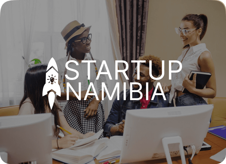 Startup Namibia logo and branding showcase