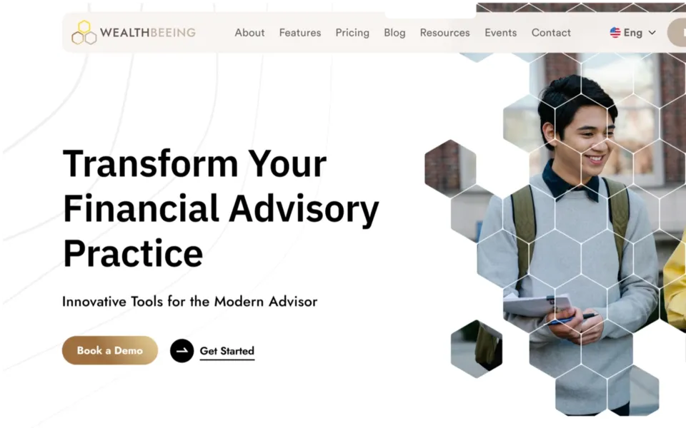 WealthBeeing's home page